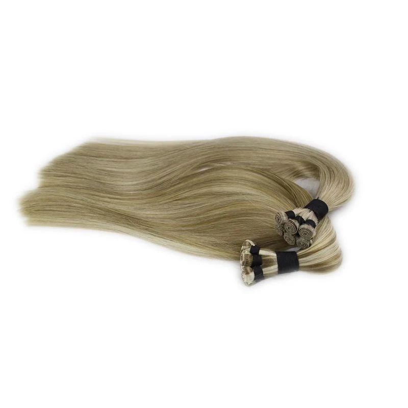 100% Cuticle Aligned One Donor Virgin Unprocessed Hair, Vendors Hand Tied Weft Hair Extension Wholesale