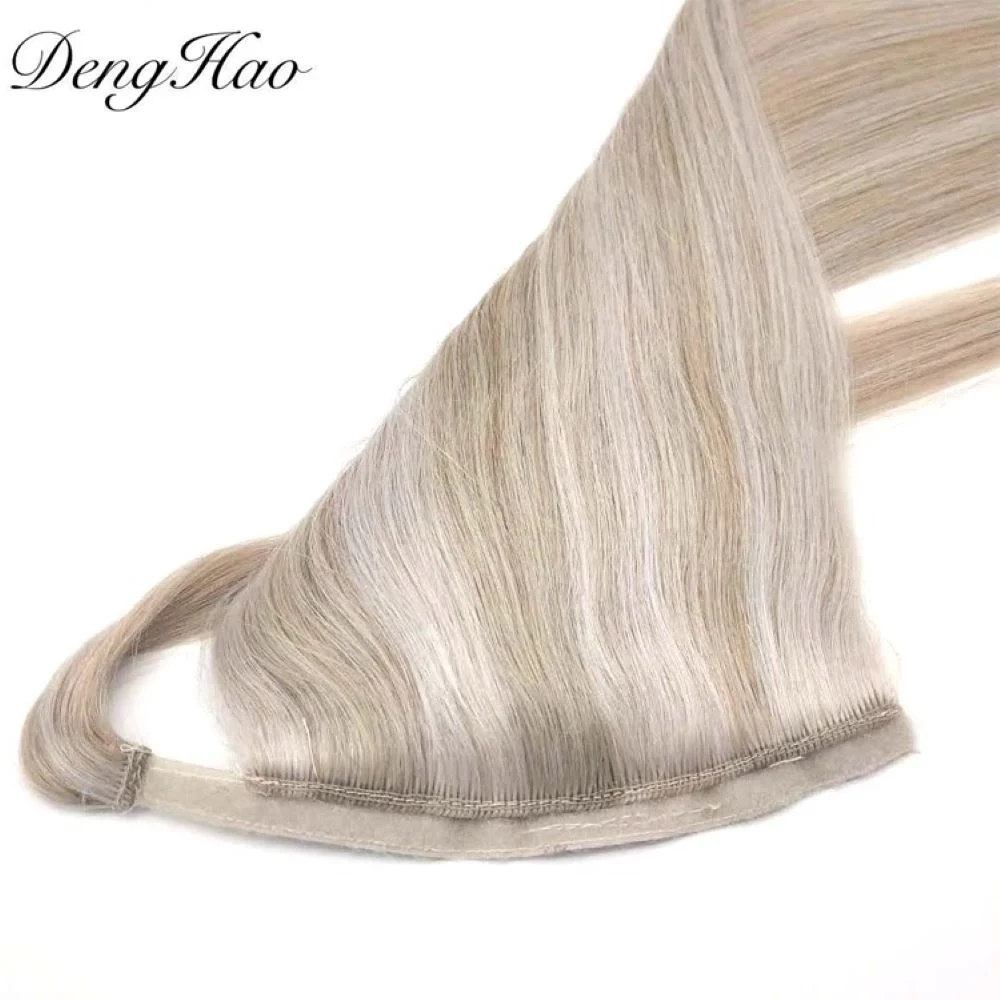 100% Human Hair Top Quality Ponytail Mixed Color